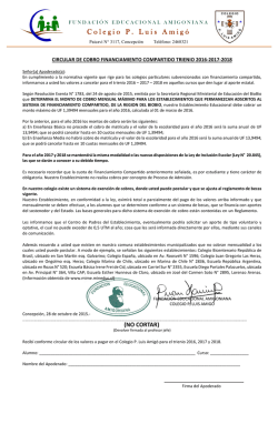 Carta Comunicación Trienio 2016-2018