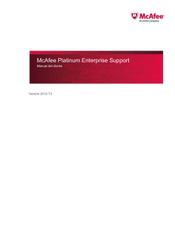 McAfee Platinum Enterprise Support