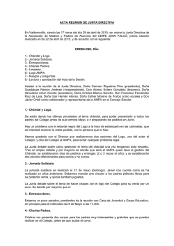 Acta Junta Directiva 29 Abril 2015