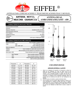 Antena Dual AMB/AMM/AMG/AMT-450