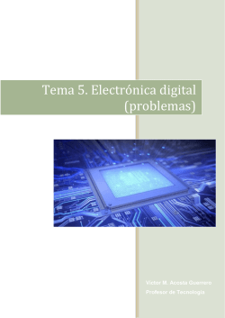 Tema 5. Electrónica digital. Problemas.