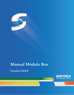 Manual Módulo Box