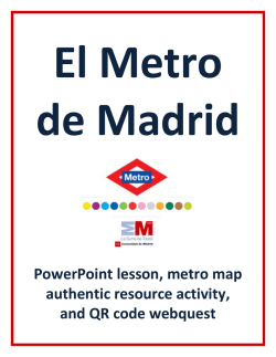 Madrid Metro Lesson