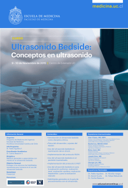Ultrasonido Bedside: - Medicina de Urgencia UC