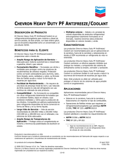 CHEVRON HEAVY DUTY PF ANTIFREEZE/COOLANT