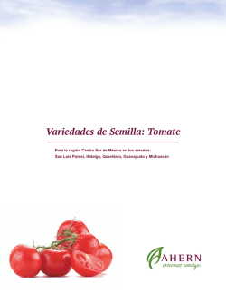 Variedades de Semilla: Tomate