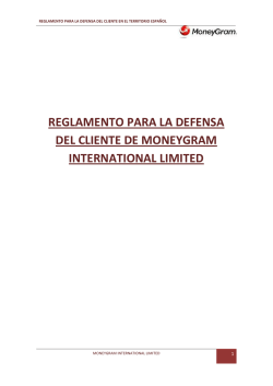 MONEYGRAM INTERNATIONAL LIMITED (RED DE AGENTES)