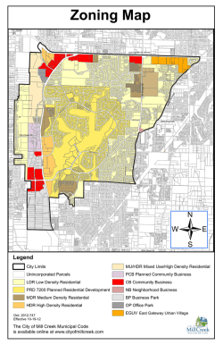Zoning Map - City of Mill Creek