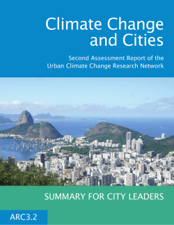 ARC3.2 Summary for City Leaders