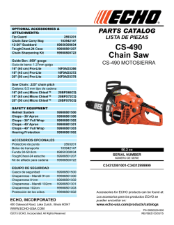 CS-490 Chain Saw