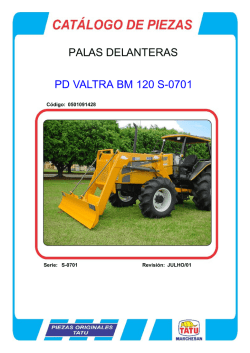 PD VALTRA BM 120 S-0701 PALAS DELANTERAS