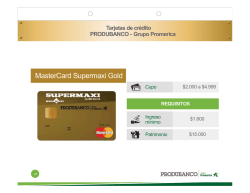 MasterCard Supermaxi Gold