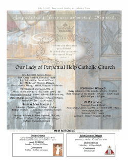 the PDF file - Our Lady of Perpetual Help