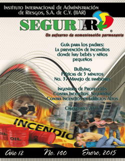 Revista SEGURIIAR No. 140 Enero,2015