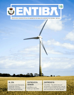 Revista ENTIBA n 15 - Colegio Oficial de Ingenieros de Minas del