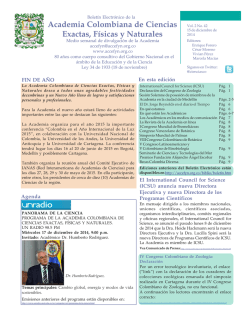 Vol 2 No. 42 - Academia Colombiana de Ciencias Exactas, Físicas y