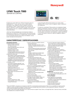 LYNX Touch 7000 Control System