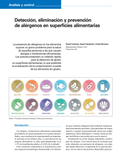 Artículo detección, eliminación y prevención Alérgenos