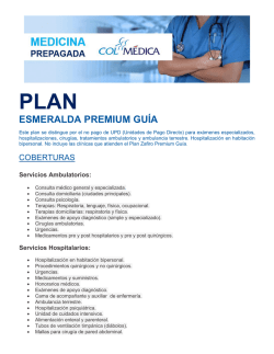 Plan ESMERALDA Premium Guía