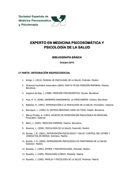 Descargar PDF - Sociedad Española de Medicina Psicosomática y