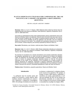 Articulo en PDF - Instituto de Botánica del Nordeste
