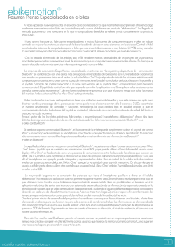 PDF – Resumen, Prensa Especializada en e-bikes