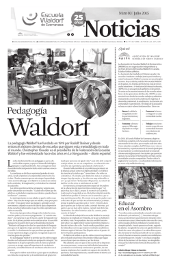 Pedagogía - Escuela Waldorf de Cuernavaca