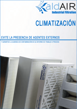 filtros para climatización
