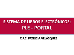 Libros Electrónicos. - Colegio de Contadores Públicos de Lima