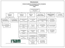 ORGANIGRAMA - División Académica de Administración y Contaduría