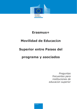 Erasmus+ Movilidad de Educación Superior entre Países