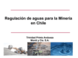 Regulación de aguas para la Minería en Chile