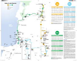 Schedule and Map - Tahoe Transportation District