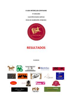RESULTADOS - Club Nueva Cartuja
