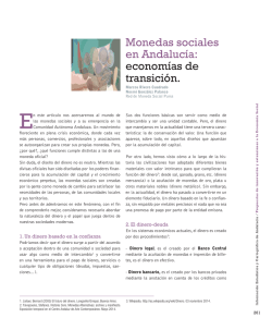 Monedas sociales en Andalucía: economías de transición.