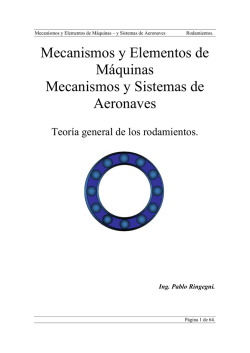 Mecanismos y Elementos de Máquinas Mecanismos y Sistemas de