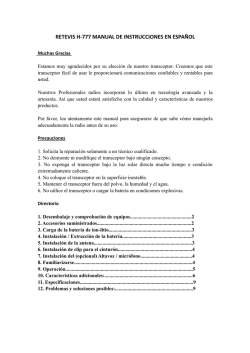 retevis h-777 manual de instrucciones en español