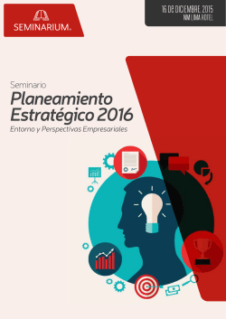 Planeamiento Estratégico 2016