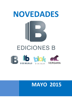 MAYO 2015 - Ediciones B