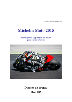 Michelin Moto 2015 - Michelin espacio prensa
