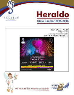 Heraldo # 20 - Colegio Ángeles de Puebla