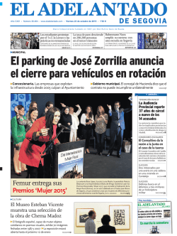 El parking de José Zorrilla anuncia el cierre para vehículos en rotación