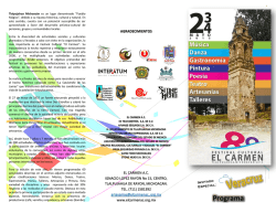 Programa - El Carmen AC