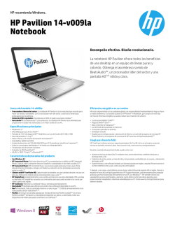 HP Pavilion 14-v009la Notebook
