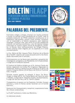 Boletín 61 ESP - Federación Ibero Latinoamericana de Cirugía