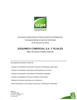 Estados Financieros Consolidados SQMC 30.06.2015