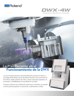 Descargue folleto DWX-4W