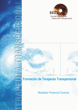 Formación de Terapeuta Transpersonal