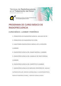 PROGRAMA DE CURSO BÁSICO DE RADIOFRECUENCIA