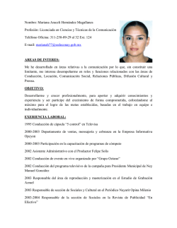 Nombre: Mariana Araceli Hernández Magallanes Profesión
